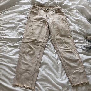 Vintage cream straight leg Levi’s